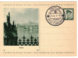 Illustrated Postal Card Praha 29 Poslanecka Snemovna Smutek  - **  - CDV69 36 - Postkaarten
