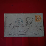 LETTRE LILLE POUR CHINON - 1849-1876: Klassieke Periode