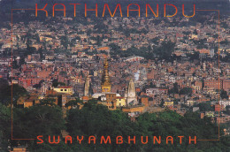 SWAYAMBHUNATH STUPA, KATHMANDU, CITY, NEPAL - Népal