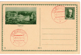Illustrated Postal Card Piešťany - Olomouc - CDV39 15 - Postales