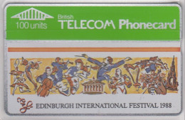 BT 100 Unit  - 'Edinburgh Festival 1988''  Mint - BT Emissioni Commemorative