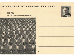 CDV142 3 II. Celostátní Spartakiada 1960 - Postkaarten