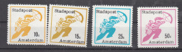 Nederland Stadspost,Amsterdam Serie Van 4, Postfris, - Usati