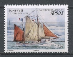 SPM Miquelon 2020 N° 1249 ** Neuf MNH Superbe Bateaux Voiliers Saint-Yves Sailboat Transports Maritime Navire Hôpital - Neufs