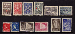 Finlande (1942-43)  -  Croix-Rouge - Architecture - Evenements - Neufs* - MH - Unused Stamps