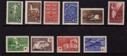 Finlande (1943-44)  -  Croix-Rouge - Secours National - Neufs**/* - Unused Stamps