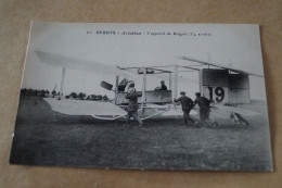 Aviation ,aviateur,l'Aéroplane De Breguet, Ancienne Carte Postale,collection - Aviatori