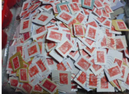 1000 MARIANNES ROUGE - Vrac (min 1000 Timbres)