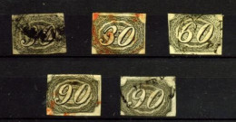 Brasil Nº 5/7 - Used Stamps