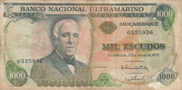 CRBX251 BILLETE MOZAMBIQUE 1000 ESCUDOS 1972 BC - Mozambique