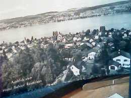 SUISSE AUSBLICK VOM HOTEL BELVOIR RUSCHLIKON VB1957 JM1963 - Rüschlikon