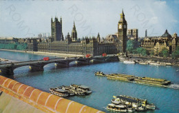 CARTOLINA  LONDON,INGHILTERRA,REGNO UNITO-HOUSES OF PARLIAMENT-WESTMINSTER BRIDGE-NON VIAGGIATA - Trafalgar Square