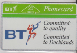 BT 20 Unit  - 'Committed To Docklands'  Mint - BT Emissioni Commemorative