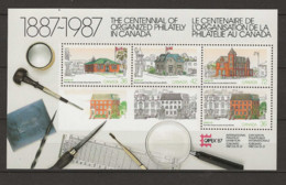 1987 MNH Canada Mi Block 6 Postfriis** - Blokken & Velletjes