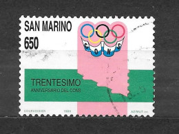 SAN MARINO YT N° 1206, U. N° 1258  CONS - Anno  1989 - Usati