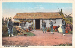 Chine - A Chinese Farm House - Near Peking - Animé - Colorisé - Carte Postale Ancienne - Cina