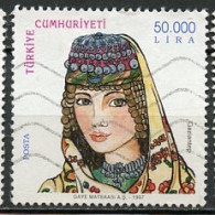 Turquie - Türkei - Turkey 1997 Y&T N°2869 - Michel N°3133 (o) - 50000l Coiffure De Gaziantep - Used Stamps