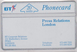 BT 20 Unit  - 'Press Relations'  Mint - BT Commemorative Issues