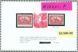 Mounted Police Montée; GRC / RCMP; Gendarmerie Timbre Scott # 223 Stamp; Variété JAMBE Cassée (10201-F) - Covers & Documents