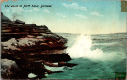 Bermuda The Waves At North Shore 1908 - Bermudes