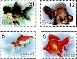 China Taiwan 2019 Goldfish 4v Mint - Ungebraucht