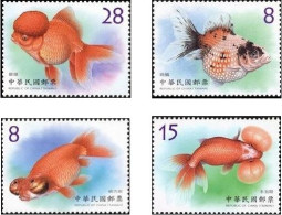 China Taiwan 2021 Goldfish 4v Mint - Nuovi