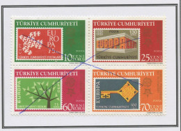 Turquie - Türkei - Turkey 2005 Y&T N°(1 à 4) - Michel N°3495 à 3497 (o) - EUROPA - Dentelé - Se Tenant - Gebruikt