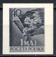 POLOGNE < ESSAI Yvert N° 744 < 1er MAI 1954 - Prototype De Gravure - Varietà E Curiosità