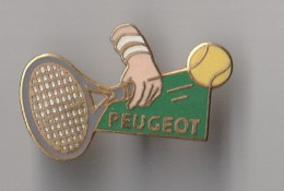 PIN'S THEME SPORT  TENNIS   SPONSOR  PEUGEOT SIGN DEMONS ET MERVEILLES - Tennis