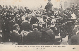 75004 - PARIS - Fête Du 18 Février 1913 - M. Delanney Préfet De La Seine Recevant MM.Poincaré Et Fallières à Leur .... - Personnages