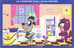 BUVARD - ELECTRICITE, 2 La Cuisine Vue Par Barberousse - Elettricità & Gas