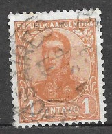 José Francisco De San Martín (1778-1850) - Perf. 13¼x12½ : N°133 Chez YT. - Used Stamps