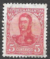 José Francisco De San Martín (1778-1850) - Perf. 13¼x12½ : N°137 Chez YT. - Used Stamps