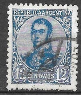 José Francisco De San Martín (1778-1850) - Perf. 13¼x12½ : N°141 Chez YT. - Used Stamps