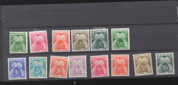 Timbres Taxe  Neufs Avec Charnières YT 81à 89 Et 90 à 91  (14 Val) (PPP43849) - Andere & Zonder Classificatie