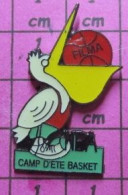 1115B Pin's Pins / Beau Et Rare / SPORTS / CAMP D'ETE BASKET FILMA - Basketball