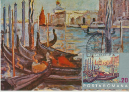 21-Tematica Saluti Da "Italia Nel Mondo": Romania-1972-Venezia-Cartolina Maximum Con Annullo Speciale - Souvenir De...