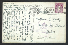 IRLANDE 1942: CP De Dublin Pour Genève (GE, Suisse) - Covers & Documents