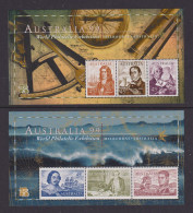 AUSTRALIA - 1999 International Stamp Exhibition Miniature Sheets (2) Perf  Never Hinged Mint - Blocks & Kleinbögen