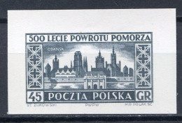 POLOGNE < ESSAI Yvert N° 781 - 5e CENTENAIRE Du RETOUR De La POMERANIE - Prototype De Gravure - Variedades & Curiosidades