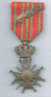 Croix De Guerre 1914 - 1918, Palme Initiales Albert, Articulée - Belgien