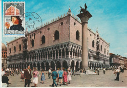 35-Tematica Saluti Da "Italia Nel Mondo"-Tunisia-1973-Venezia-Cartolina Maximum Con Annullo Speciale - Souvenir De...