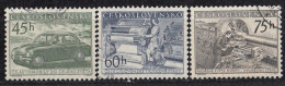 CZECHOSLOVAKIA 899-901,used,falc Hinged - Usines & Industries