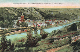 BELGIQUE - Environs De Dinant - Vue Sur Bouvignes Et Les Ruines De Crève Coeur - Colorisé - Carte Postale Ancienne - Dinant