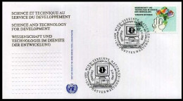 United Nations 1992 FDC, Computer On Cancellation, Science & Technology For Development - Computers