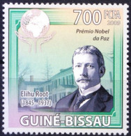 Nobel Peace Winner American Laywer Elihu Root, Guinea Bissau 2009 MNH - Prix Nobel