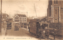 62-WIMEREUX- ARRÊT DES TRAMWAYS - Andere & Zonder Classificatie