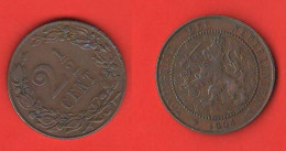 Holland 2,5 Cents 1904 Pays Bas Paesi Bassi Nederlanden 2½ Cents Wilhelmina - 2.5 Cent