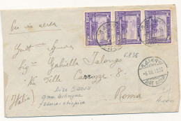 1935 COLONIE ITALIANE SOMALIA AEROGRAMMA 3 X0,50 DIRE DAUA BILINGUE FRANCO ETIOPICO/ ITALIANO - Somalia