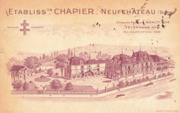 Neufchateau * Etablissements CHAPIER * CPA Publicitaire Ancienne Illustrée - Neufchateau